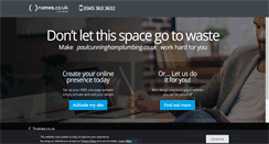 Desktop Screenshot of paulcunninghamplumbing.co.uk